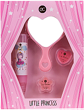 Kup Zestaw - Accentra Little Princess Bath Set (sh/gel/25ml + l/balm/2x3g + mirror)