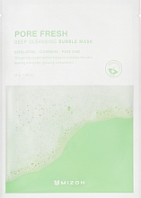 Kup Głęboko oczyszczająca bąbelkowa maska w płachcie - Mizon Pore Fresh Deep Cleansing Bubble Mask