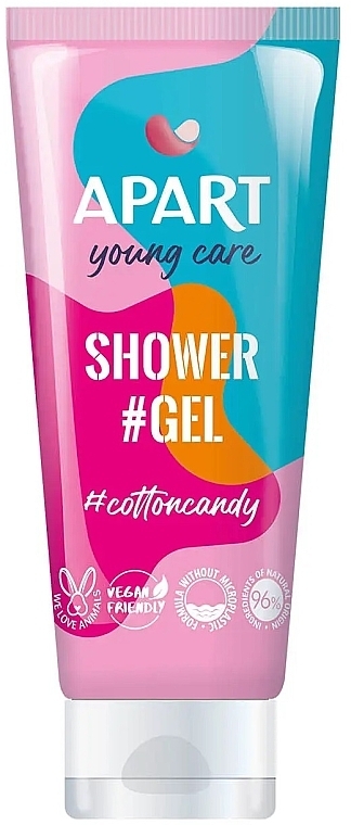 Żel pod prysznic Wata cukrowa - Apart Young Care Cotton Candy Shower Gel — Zdjęcie N1