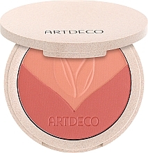 Kup Trójkolorowy róż do policzków - Artdeco Green Couture Natural Trio Blush