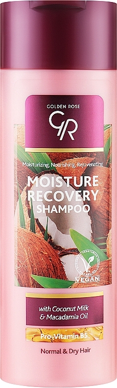 Szampon nawilżający - Golden Rose Moisture Recovery Shampoo — Zdjęcie N1