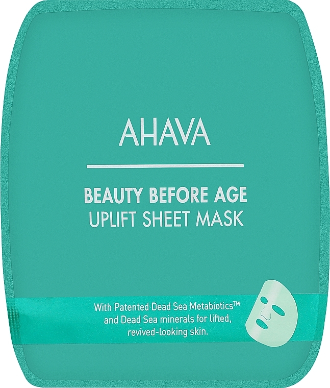 Liftingująco-regenerująca maska na tkaninie do twarzy - Ahava Uplifting & Firming Sheet Mask — Zdjęcie N2