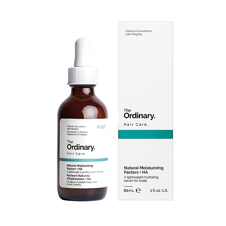 The Ordinary Natural Moisturizing Factors + HA for scalp - Nawilżające serum do włosów i skóry głowy — Zdjęcie N2