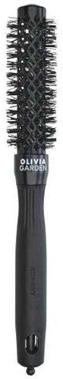 Szczotka, 20 mm - Olivia Garden Essential Blowout Shine Wavy Black — Zdjęcie N1