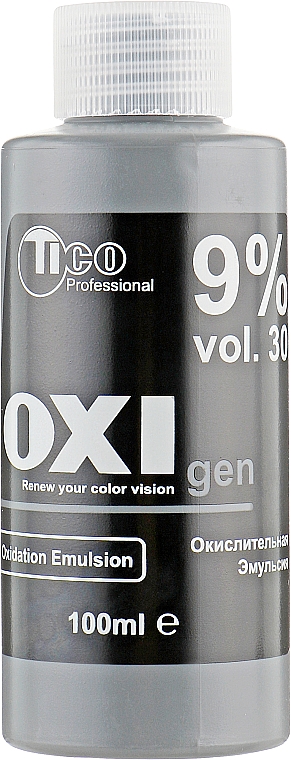 Utleniająca emulsja dla intensywnego koloru Ticolor Classic 9% - Tico Professional Ticolor Classic OXIgen — Zdjęcie N1