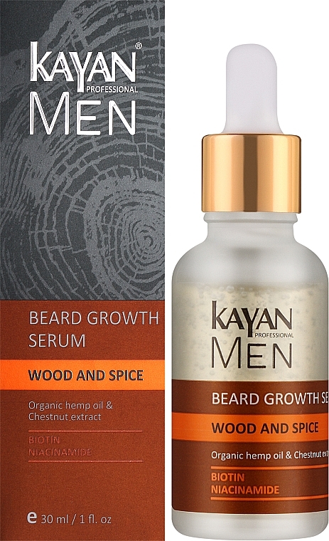 Serum na porost brody - Kayan Professional Men Beard Growth Serum — Zdjęcie N2