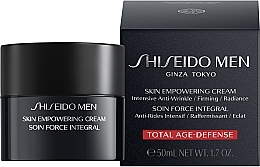 Przeciwstarzeniowy krem stymulujący do twarzy dla mężczyzn - Shiseido Men Skin Empowering Cream — Zdjęcie N4