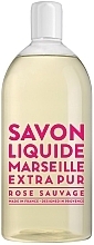 Mydło w płynie - Compagnie De Provence Rose Sauvage Extra Pur Liquid Marseille Soap Refill — Zdjęcie N1