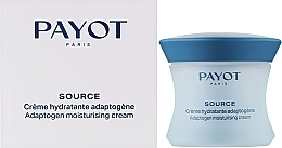 Nawilżający krem do twarzy - Payot Source Adaptogen Moisturiser Cream — Zdjęcie N2