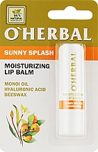 Kup Nawilżający balsam do ust Banan - O'Herbal Noisturizing Lip Balm Sunny Splash