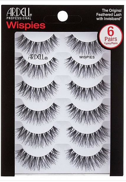 Sztuczne rzęsy - Ardell Wispies The Original Feathered Lash Black — Zdjęcie N1