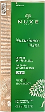 Krem przeciwstarzeniowy na dzień SPF30 - Nuxe Nuxuriance ULTRA The Global Anti-Ageing Cream SPF 30 — Zdjęcie N2