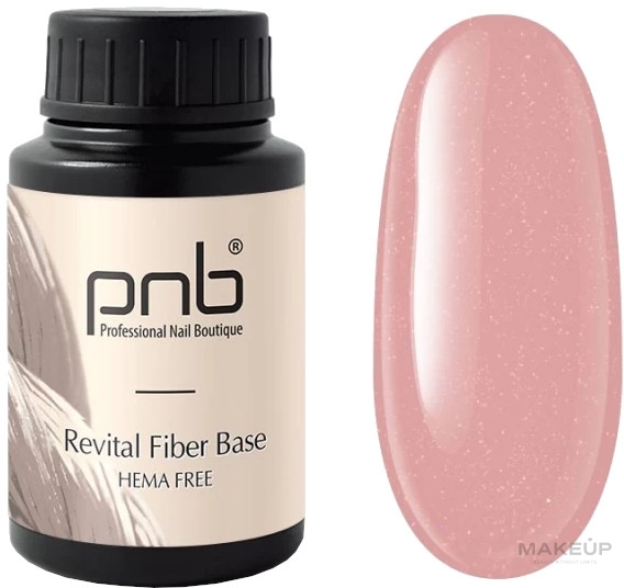 Baza odbudowująca z włóknami nylonowymi, 30 ml - PNB Revital Fiber Base — Zdjęcie Floral Nude