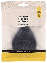 Gąbka do twarzy wielokrotnego użytku - Beter Coffee O`clock Konjac Facial Sponge — Zdjęcie N1