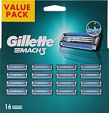 Kup Wymienne wkłady do maszynki do golenia, 16 szt. - Gillette Mach 3