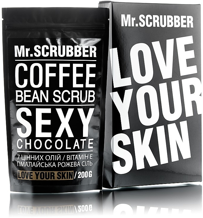 Peeling kawowy do twarzy i ciała - Mr.Scrubber Sexy Chocolate Scrub — Zdjęcie N1