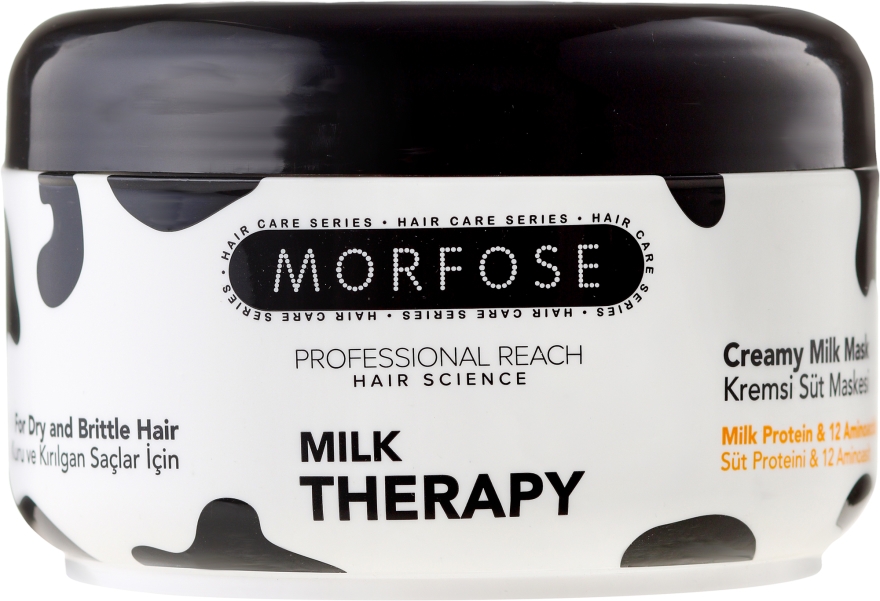 Mleczna maska do włosów - Morfose Milk Therapy Creamy Mask