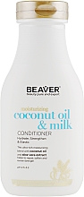 Kup Wygładzająca odżywka do włosów suchych i niesfornych z olejem kokosowym - Beaver Professional Moisturizing Coconut Oil & Milk Conditioner