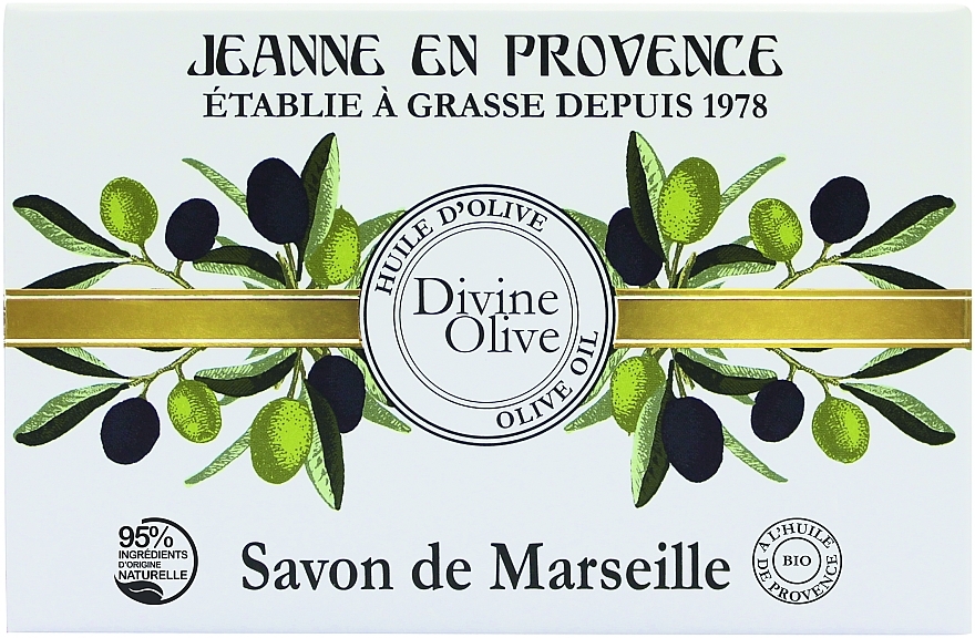 Mydło marsylskie w kostce - Jeanne en Provence Divine Olive Savon de Marseille