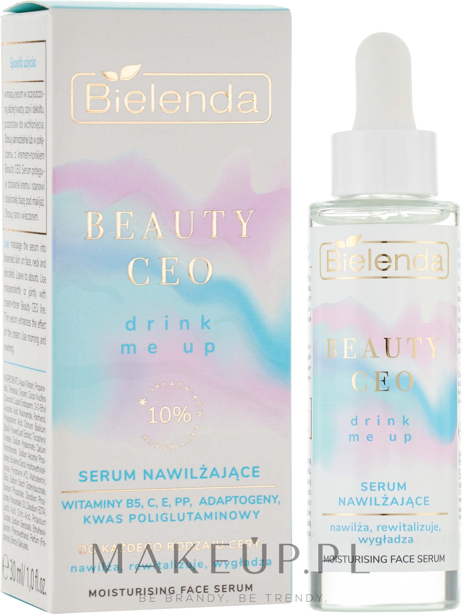 Nawilżające serum do twarzy - Bielenda Beauty CEO Drink Me Up Serum — Zdjęcie 30 ml