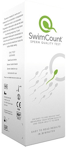 Test diagnostyczny jakości nasienia - SwimCount Sperm Quality Test — Zdjęcie N1