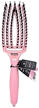 Szczotka do włosów - Olivia Garden Finger Brush Combo Amore Pearl Pink Medium — Zdjęcie N1