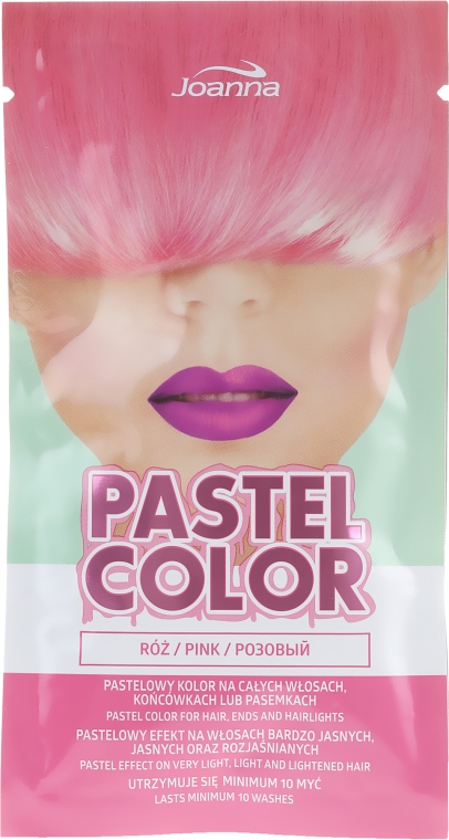 Pastelowa szamponetka - Joanna Pastel Color  — Zdjęcie N2