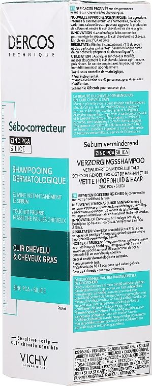 PRZECENA!  Szampon do włosów przetłuszczających się - Vichy Dercos Oil Control Advanced Action Shampoo * — Zdjęcie N2