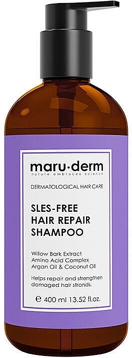 Szampon wzmacniający włosy - Maruderm Cosmetics Sles-Free Hair Pepair Shampoo — Zdjęcie N1