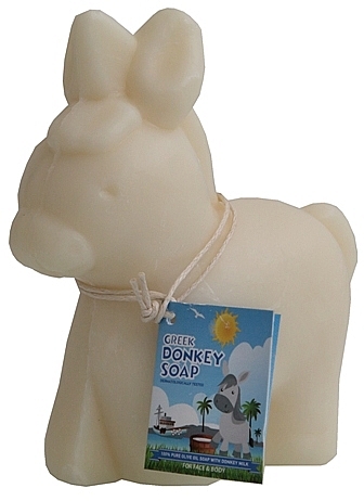 Mydło w kształcie osiołka White - Olive Spa Donkey Shape Soap — Zdjęcie N1