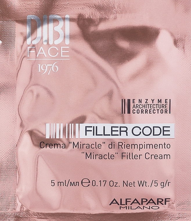 PREZENT Wypełniający krem do twarzy Miracle - DIBI Milano Filler Code Miracle Filler Cream (próbka) — Zdjęcie N1