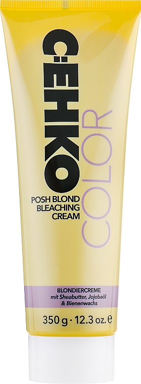 Rozjaśniający krem do włosów - C:EHKO Color Posh Blond Bleaching Cream — Zdjęcie N2