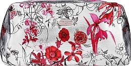 Kosmetyczka Srebrna Łąka, 94330, różowa w kwiaty - Top Choice — Zdjęcie N1