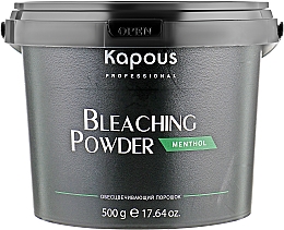 Kup Puder rozjaśniający z mentolem (zielony puder) - Kapous Professional Bleaching Powder