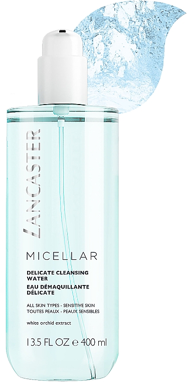 Delikatna oczyszczająca woda micelarna do makijażu - Lancaster Micellar Delicate Cleansing Water — Zdjęcie N2