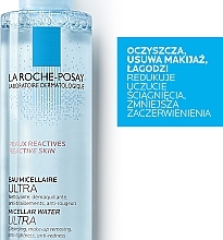 PRZECENA!  Woda micelarna do skóry wrażliwej i reaktywnej - La Roche-Posay Micellar Water Ultra For Reactive Skin * — Zdjęcie N3