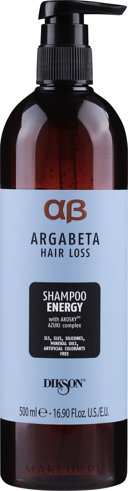 Energizujący szampon przeciw wypadaniu włosów - Dikson Argabeta Hair Loss Shampoo Energy — Zdjęcie 250 ml