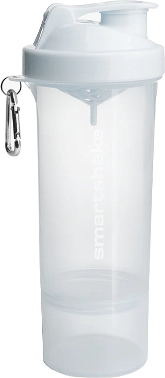 Szejker, 500 ml - SmartShake Slim White — Zdjęcie N1