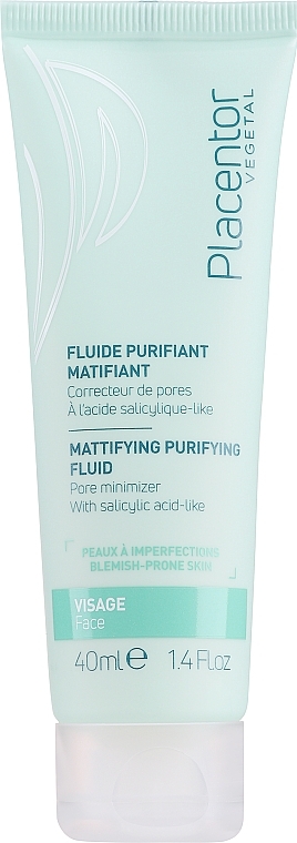 Oczyszczający matujący płyn do twarzy - Placentor Vegetal Mattifying Purifying Fluid — Zdjęcie N2