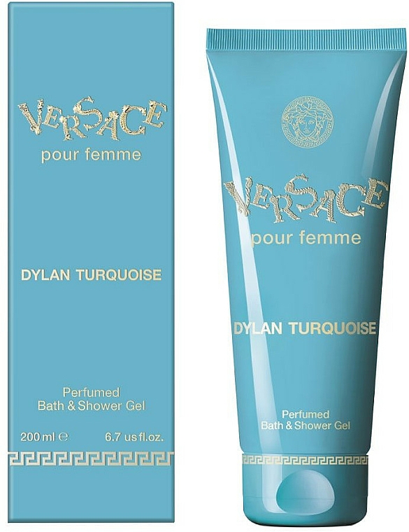 Versace Dylan Turquoise Bath & Shower Gel - Perfumowany żel pod prysznic i do kąpieli — Zdjęcie N1