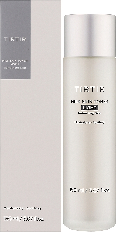 Lekki nawilżający tonik do twarzy - Tirtir Milk Skin Toner Light — Zdjęcie N2