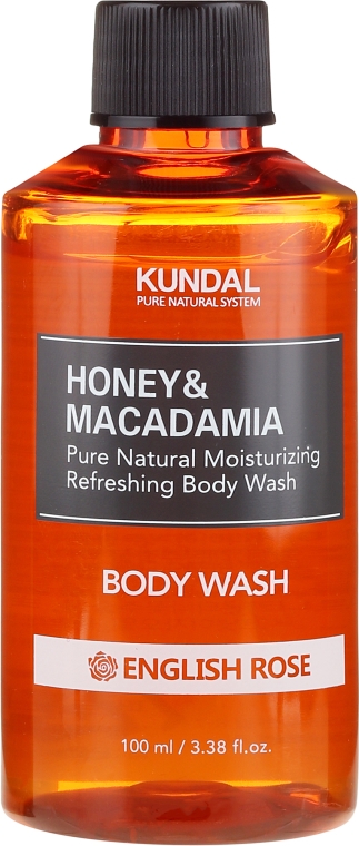 Intensywnie nawilżający żel pod prysznic Angielska róża - Kundal Honey & Macadamia Body Wash English Rose