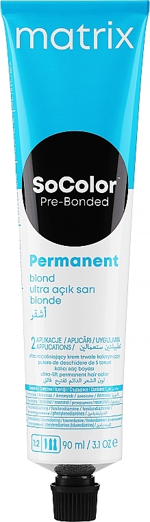 PRZECENA! Rozjaśniająca farba do włosów - Matrix Socolor Ultra Blonde Ultra-Lift Permanent Cream Color * — Zdjęcie N1
