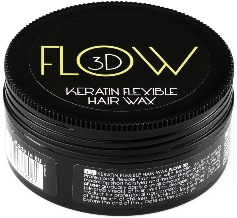 Elastyczny wosk do włosów z keratyną - Stapiz Flow 3D Keratin Flexible Hair Wax — Zdjęcie N1