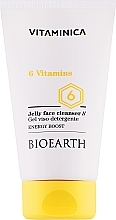Żel do mycia twarzy - Bioearth Vitaminica 6 Vitamins Jelly Face Cleanser — Zdjęcie N1
