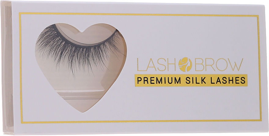 Jedwabne rzęsy na taśmie - Lash Brow Premium Silk Lashes Insta Glam Lashes — Zdjęcie N1