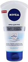 Antybakteryjny krem do rąk 3 w 1 - NIVEA Care & Protect Hand Cream — Zdjęcie N1
