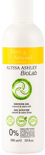 Alyssa Ashley Biolab Tiare & Almond - Perfumowany żel pod prysznic — Zdjęcie N1