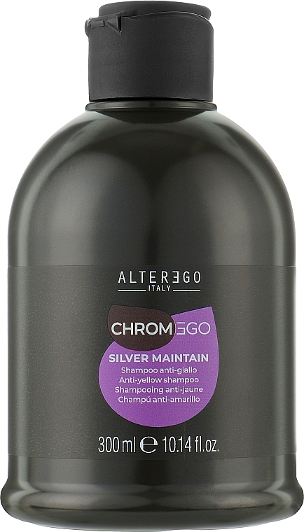 Szampon do włosów blond i siwych - Alter Ego ChromEgo Silver Maintain Shampoo — Zdjęcie N1