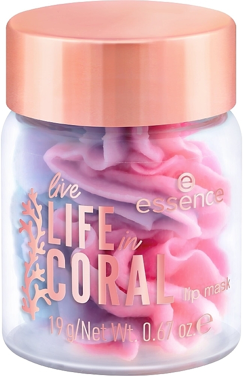 Odżywcza maseczka do ust - Essence Live Life In Coral Coralicious Vibes! Lip Mask — Zdjęcie N1